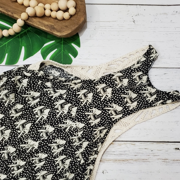 Forever 21 Boho Festival Elephant Dress Small - Picture 3 of 6